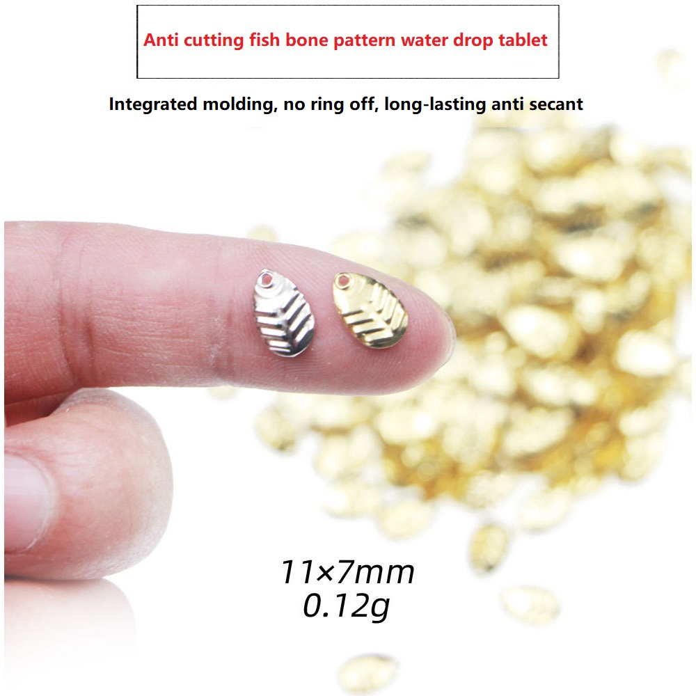 Fishing Lure Spinner - 50 Teile/los DIY Angeln Spinner Pailletten