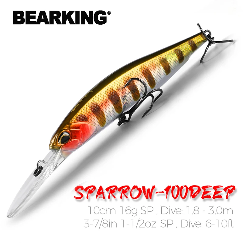 Fishing Lure Jerkbait - BEARKING 10 cm 16 g Super