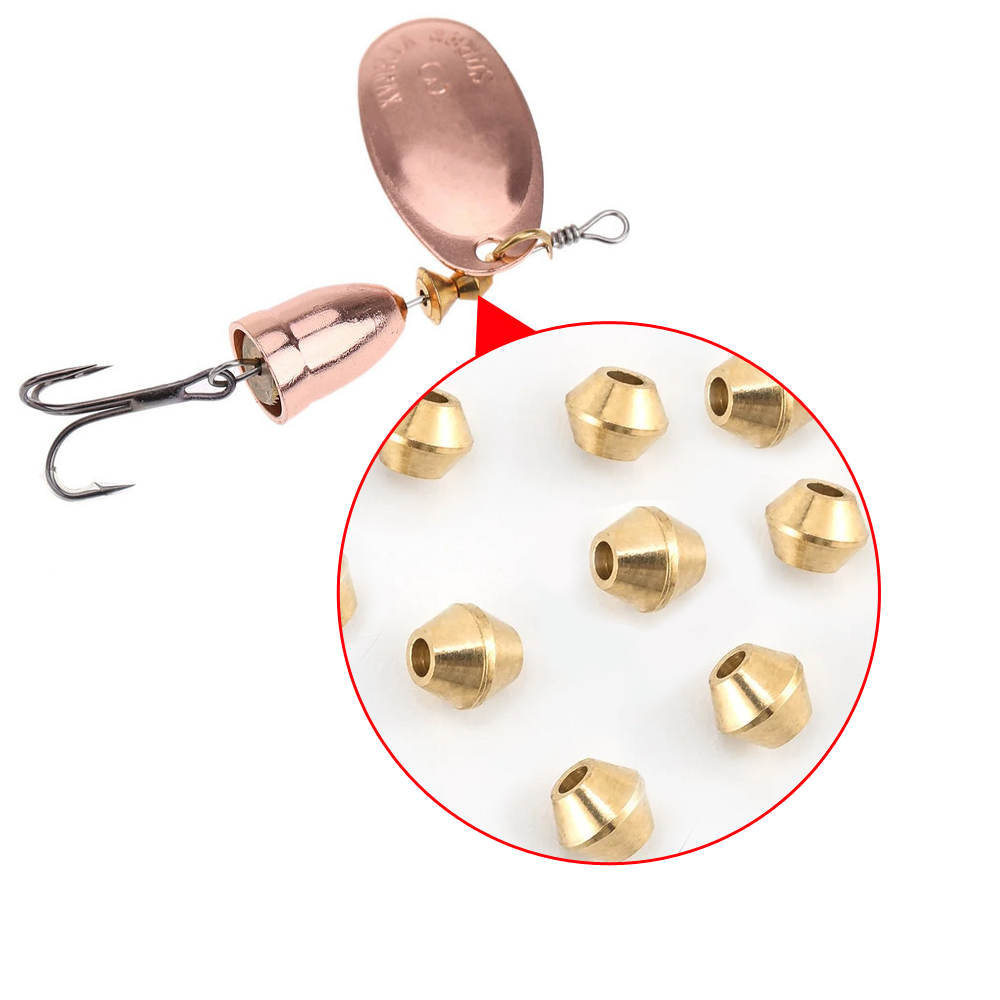 Fishing Lure Spinner - 40 Stück DIY Köder Messing Angeln