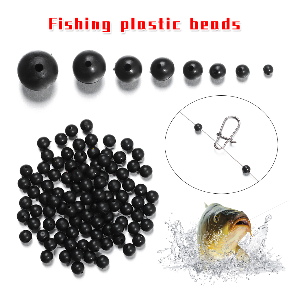 Fishing Lure Soft Plastic - 100 teile/los Angeln Perlen Raum Stopper
