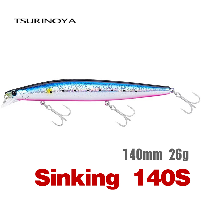 Fishing Lure Jerkbait - TSURINOYA Stinger 140S Angelköder Sinking Minnow