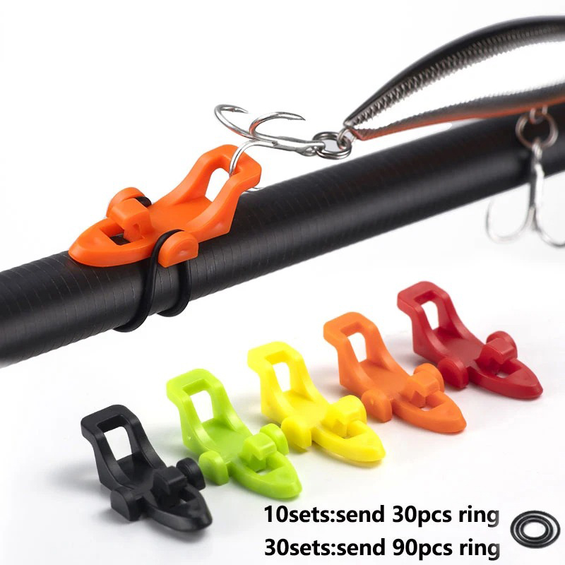 Fishing Lure Jig - 10-30 stücke Angelrute Pol Haken Keeper