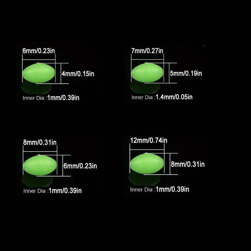100 teile/los Oval Nacht Leuch – Fishing Lure Topwater Bewertung und Preis