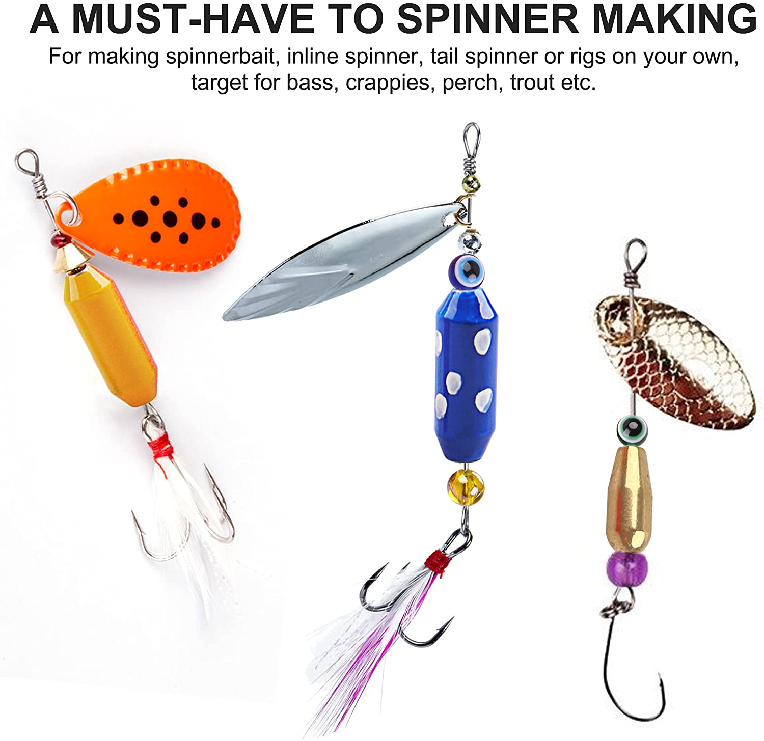 10 stücke Angeln Messing Spinn – Fishing Lure Spinner Bewertung und Preis