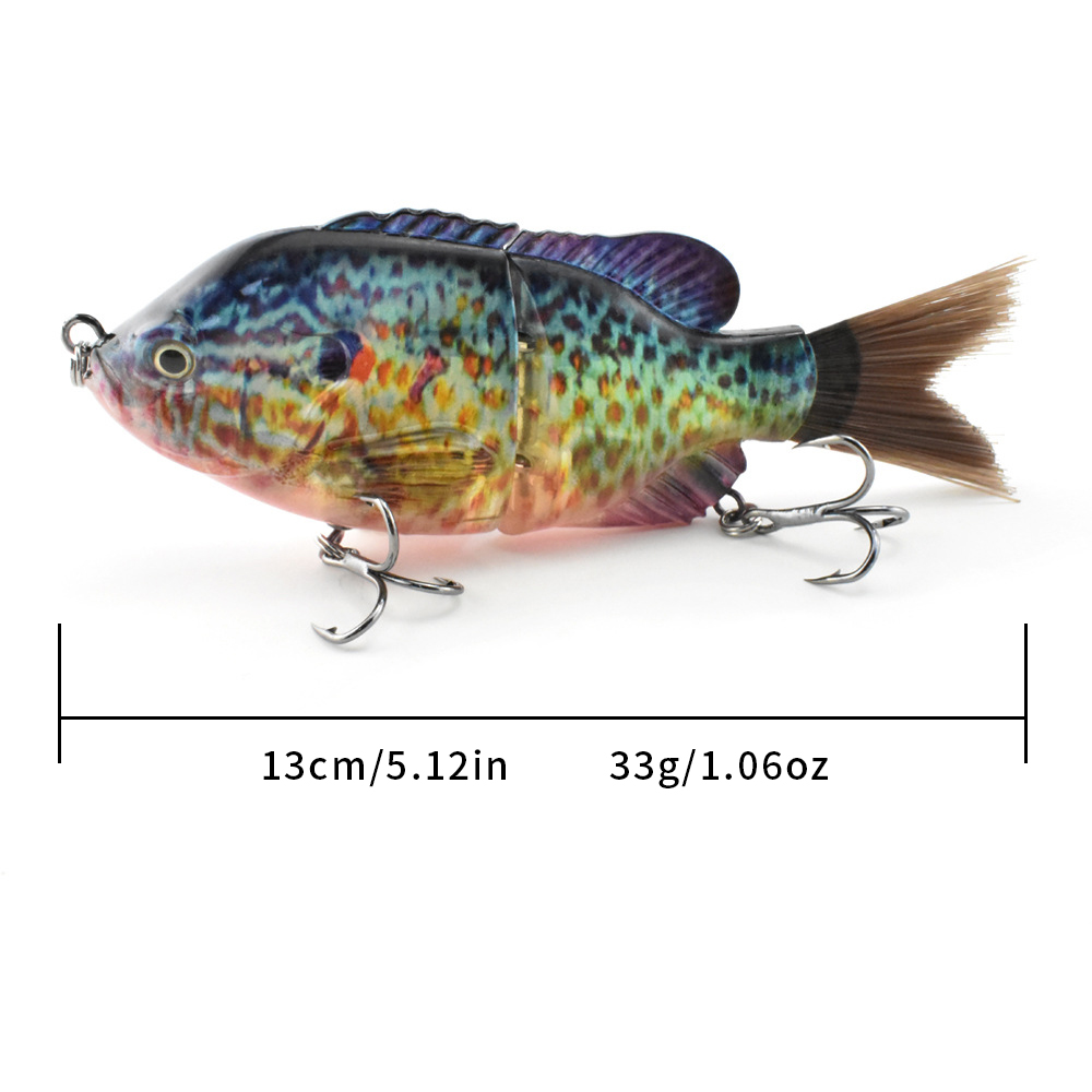 13 cm/33 g Bionischer zweiteil – Fishing Lure Swimbait Bewertung und Preis