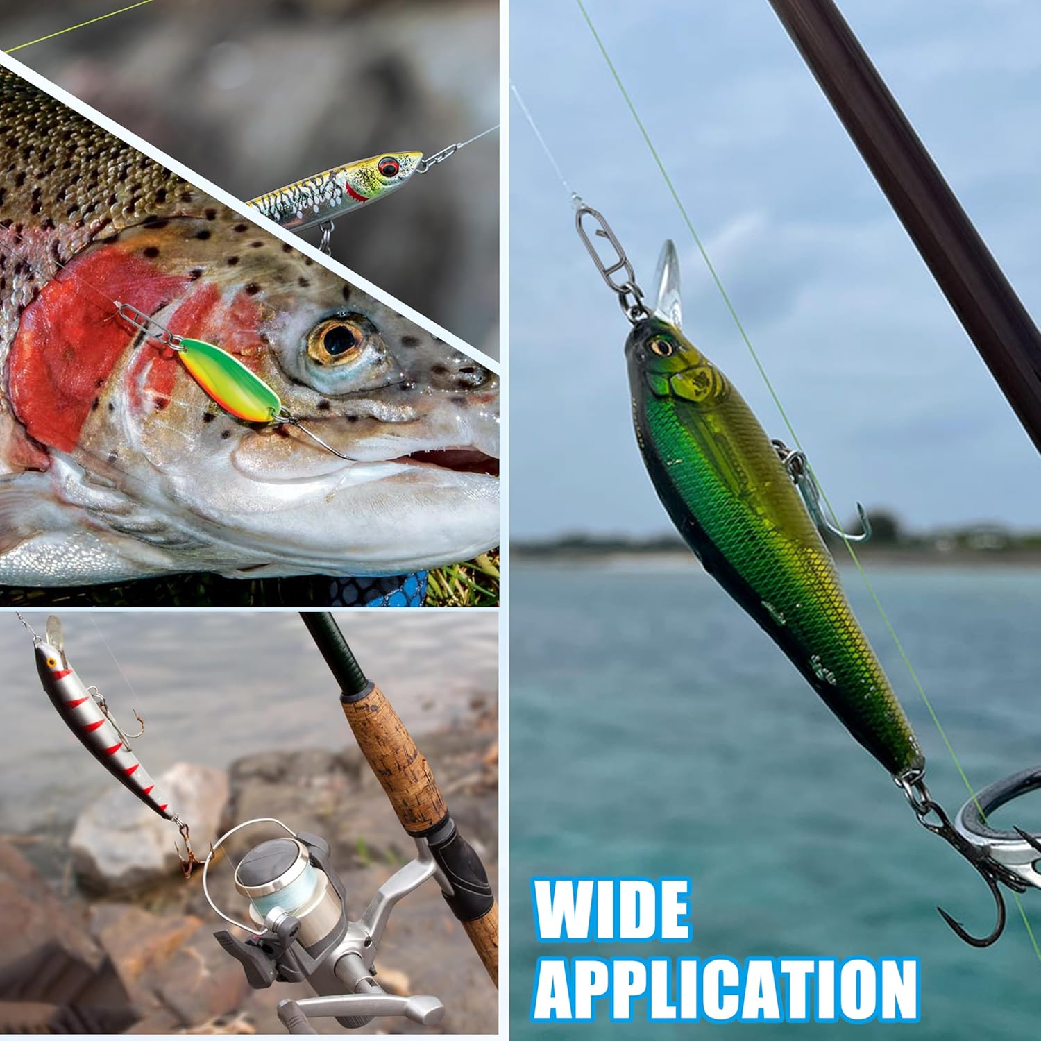 9KM Angeln Snap Kit 110 stücke – Fishing Lure Kit Bewertung und Preis