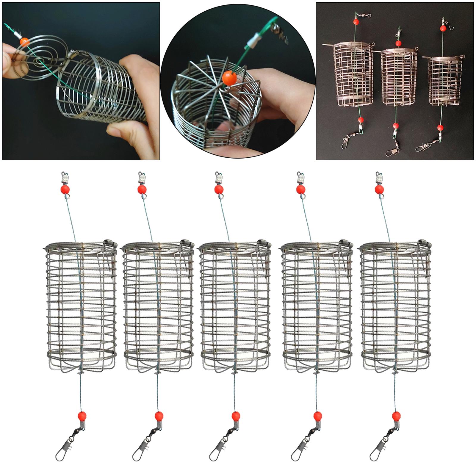 5x Solide Angeln Feeder Käfig  – Fishing Lure Topwater Bewertung und Preis
