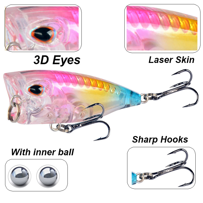 YUCONG 1PC Mini Popper Angeln  – Fishing Lure Swimbait Bewertung und Preis